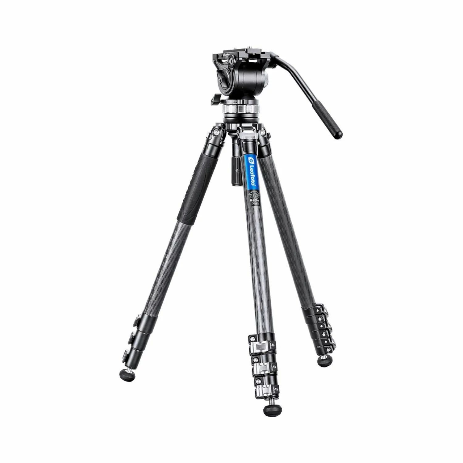 Leofoto-LVM-324C-4-Section-Carbon-Fiber-Manba-Tripod-with-BV-15-Head-Online-Buy-India - Hey Jimmy